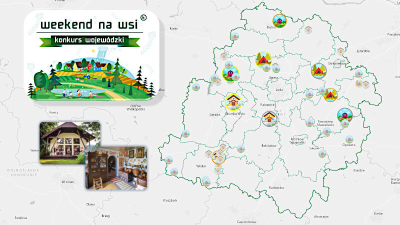 Grafika dla mapy: Konkurs Weekend na wsi