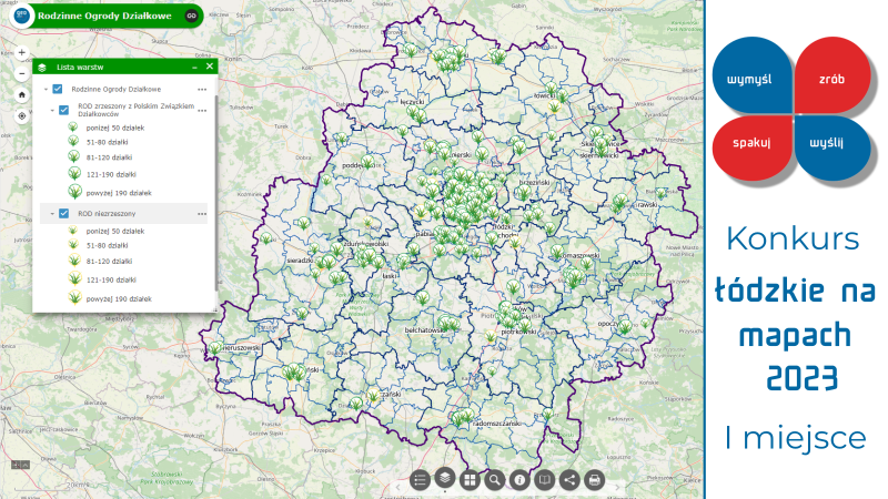 Grafika dla mapy: Rodzinne Ogrody Działkowe