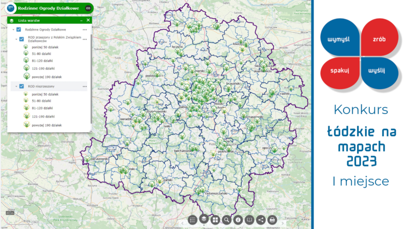 Grafika dla mapy: Rodzinne Ogrody Działkowe